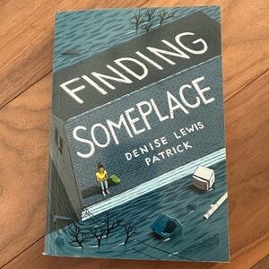 Scholastic Finding Someplace Book - Blue and Gray